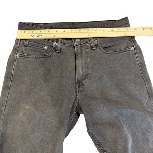 Levi's 513 Slim Straight Gray Wash Jeans Men's denim size 28 x 30 - Picture 10 of 12